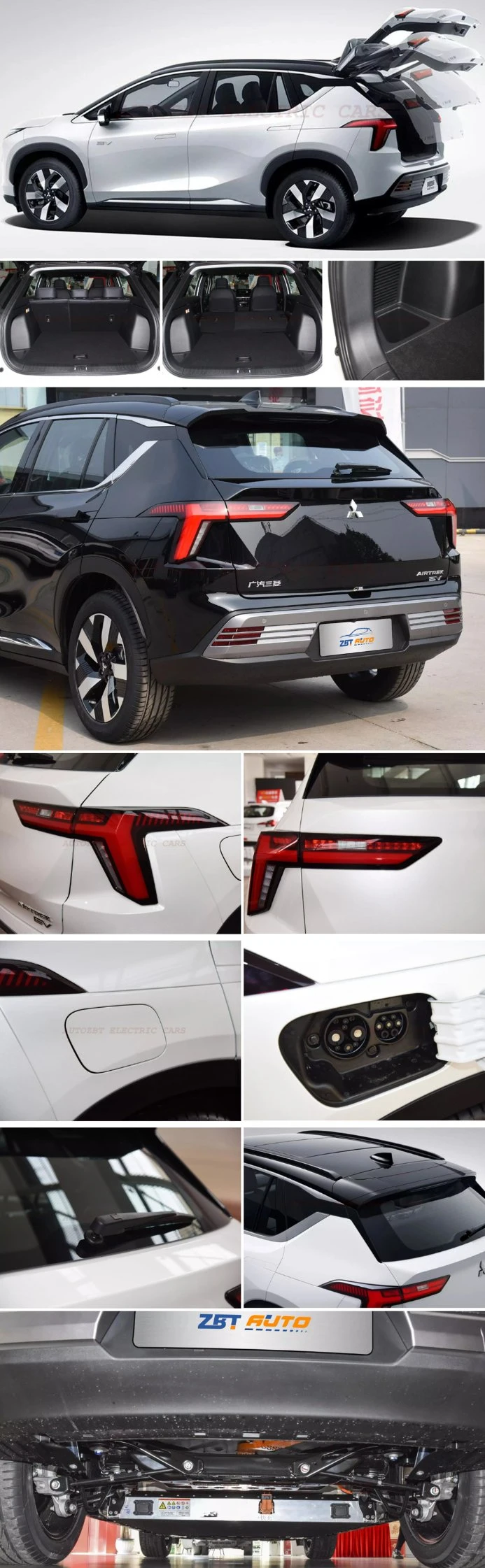 2022 Year High Speed Airtrek SUV New EV Electric Motor Car Lithium Battery Green Energy Vehicle with Panoramic Sunroof