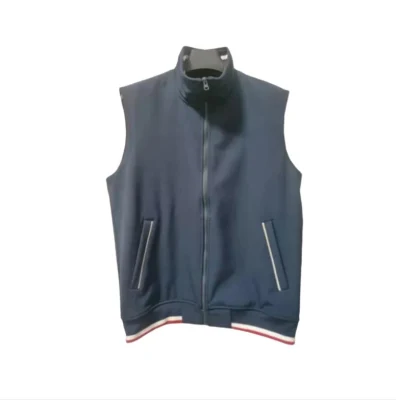 Chaleco 2022 hecho a medida, cálido, informal, con cuello levantado, chaqueta de otoño, ropa de trabajo, chaleco para hombres