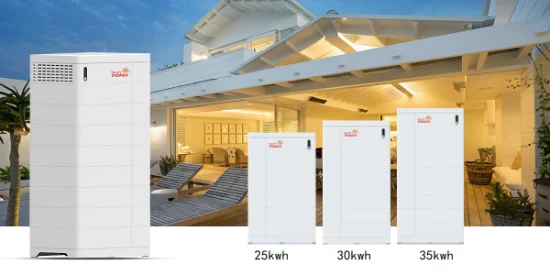 Sistema de batería solar de alto voltaje Aio Ess 25kw Lihium batería con inversor de 8kw