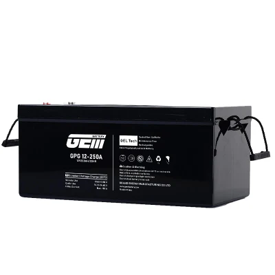 12V250ah Premium Quality Energystorage PVC-Gel Sio2 Electrolyte Battery para reserva de energía renovable